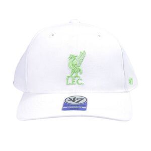 Liverpool FC Childrens/Kids MVP 47  Baseball Cap / White/Green